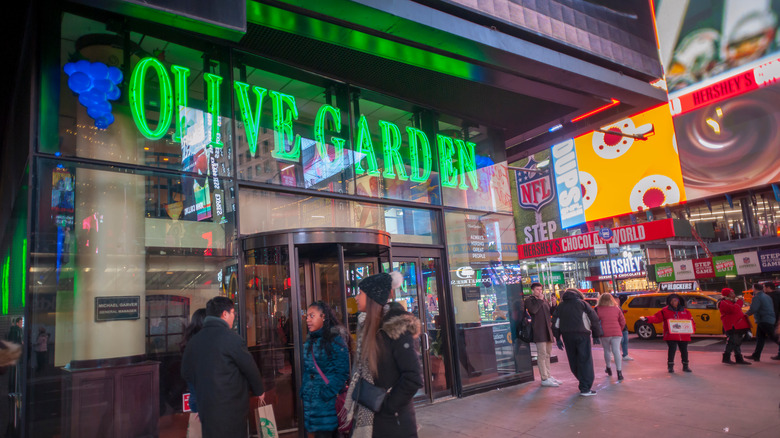 Olive Garden in Times Square