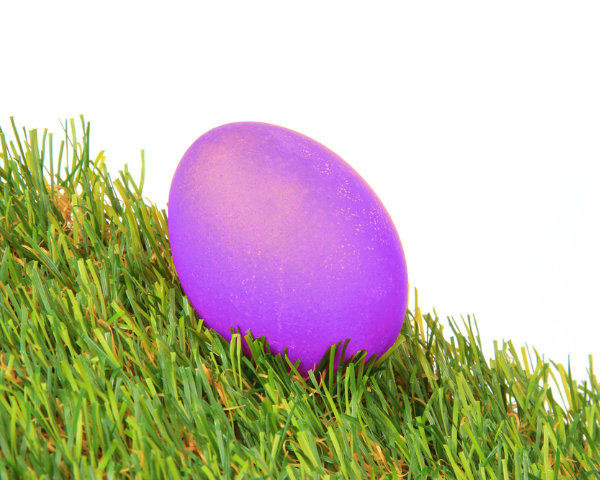 Perfect Purple Easter Egg