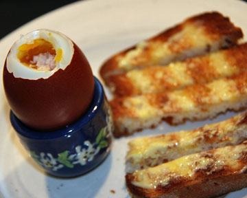 soft-boiled eggs