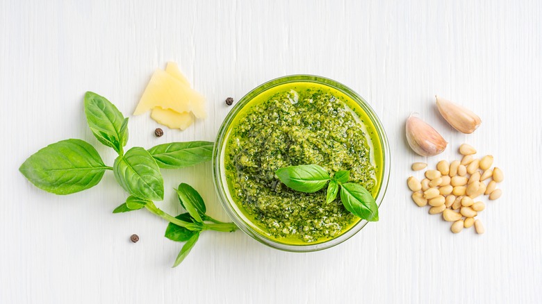 Bowl of pesto