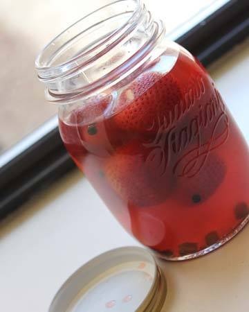 PIckled strawberries