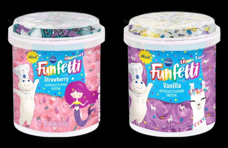 funfetti mermaids llamas