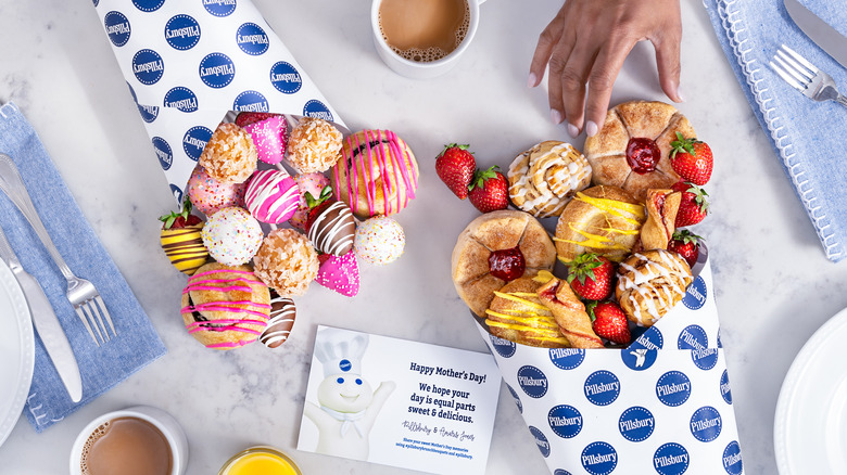 Pillsbury brunch bouquets