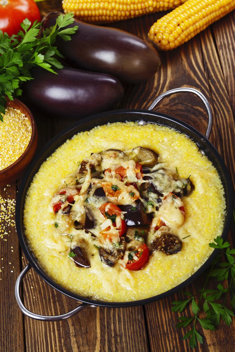 Polenta With Roasted Vegetables recipe - The Daily Meal