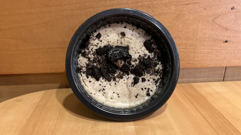 Popeyes' Oreo Cheesecake Cup open