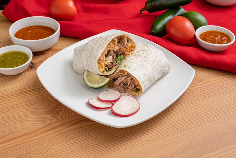Pork Al Pastor Burritos