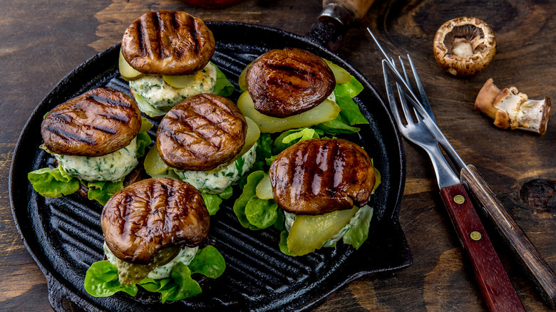 portobello bun burgers