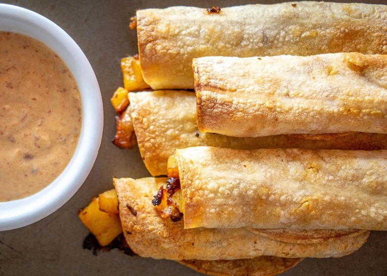 Potato Chorizo Taquitos