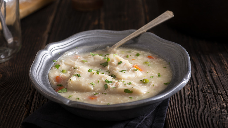 Chicken and dumplings stew