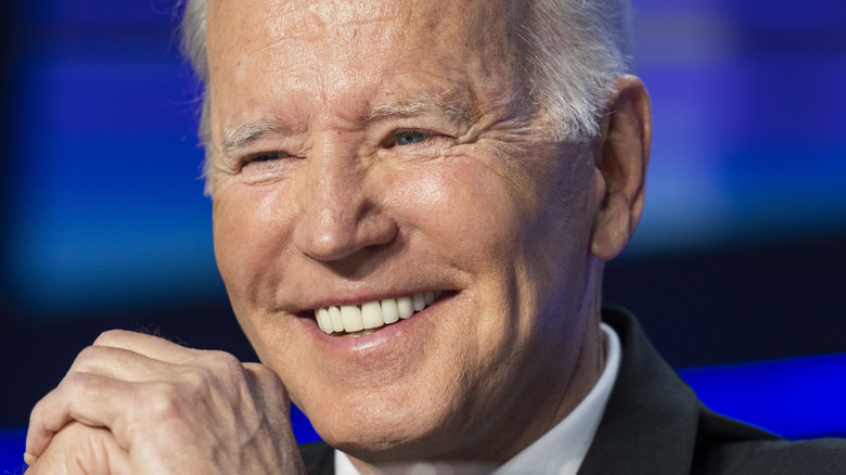 Joe Biden smiling