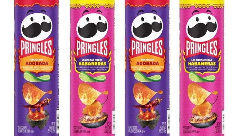 Four Pringles cans, Adobada and Habaneras