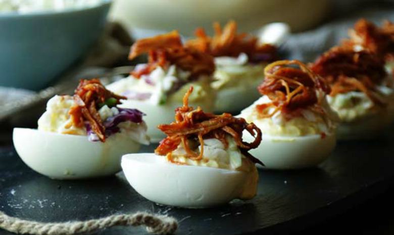 deviled eggs