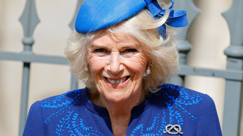 Queen Consort Camilla smiling