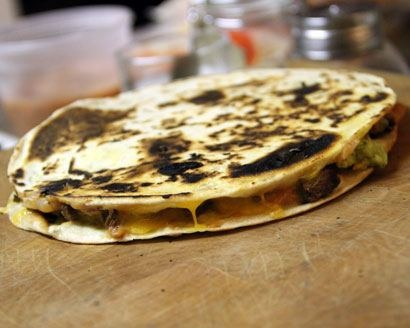 Ancho Rubbed Skirt Steak Quesadilla