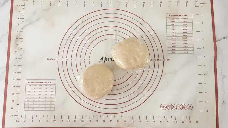 two dough balls