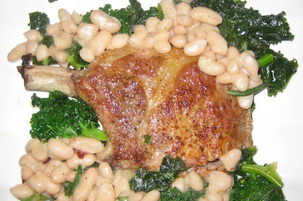 Kale and White Beans