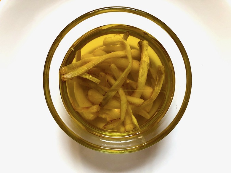 Easy ramp confit recipe - wild ramps food