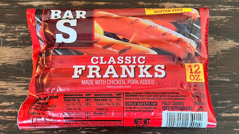 Bar S hot dogs