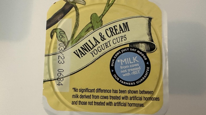 Trader Joe's vanilla & cream yogurt