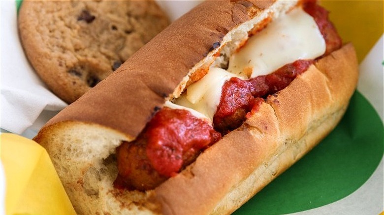 Subway meatball sub