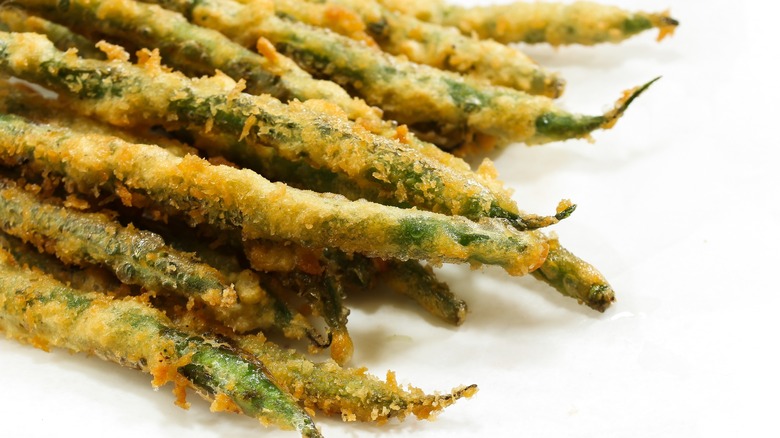Fried green beans 