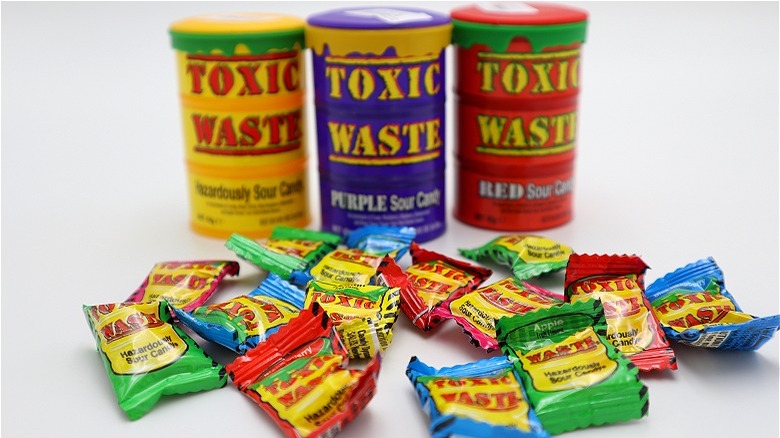 Toxic Waste sour candies