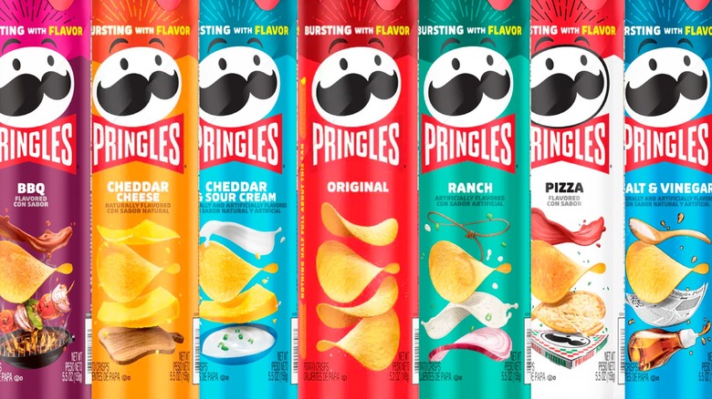 Tubes of Pringles