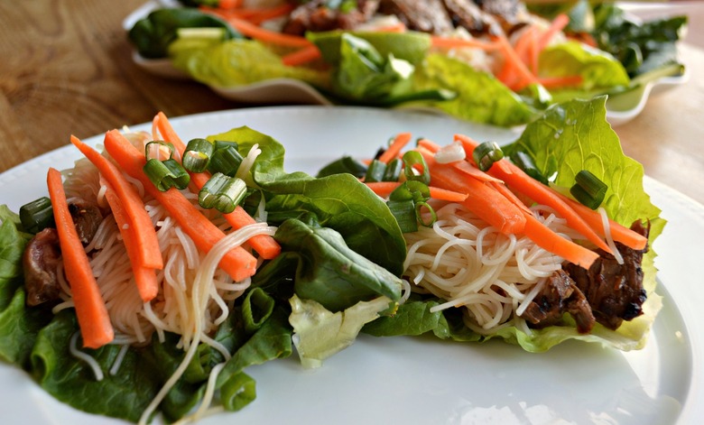 asian lettuce wrap