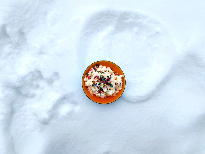 How to Make Snow Ice Cream Recipe - The Daily Meal