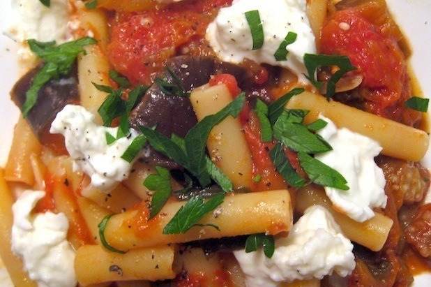 Easy Eggplant Pasta