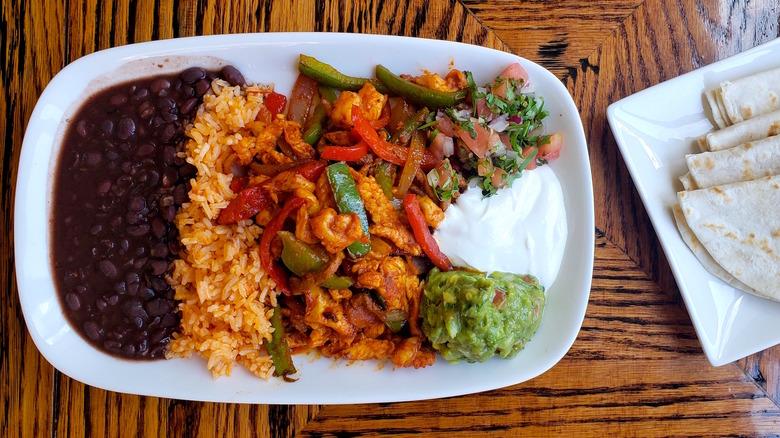 de Mole fajitas