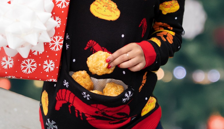cheddar bay biscuit sweater red lobster