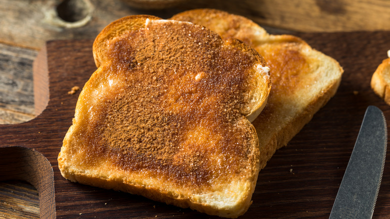 Cinnamon sugar toast