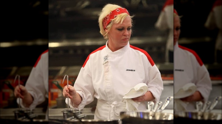 Jessica Vogel cooking