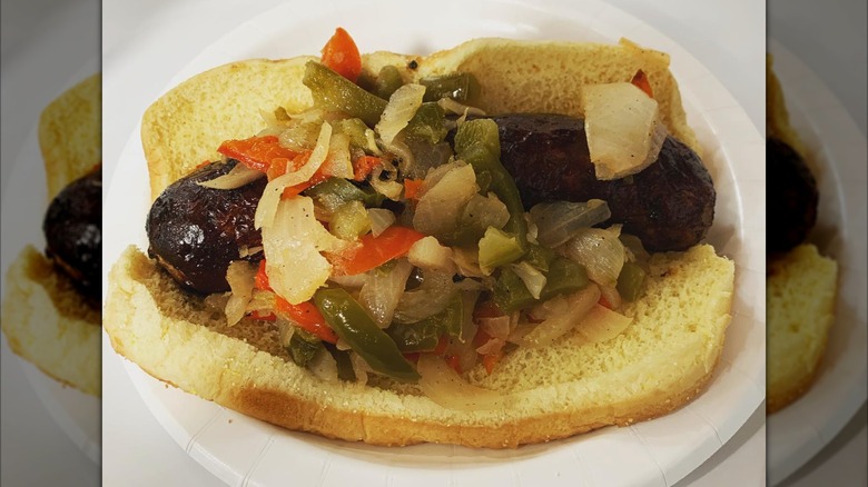 Costco Italian sausage sandwich