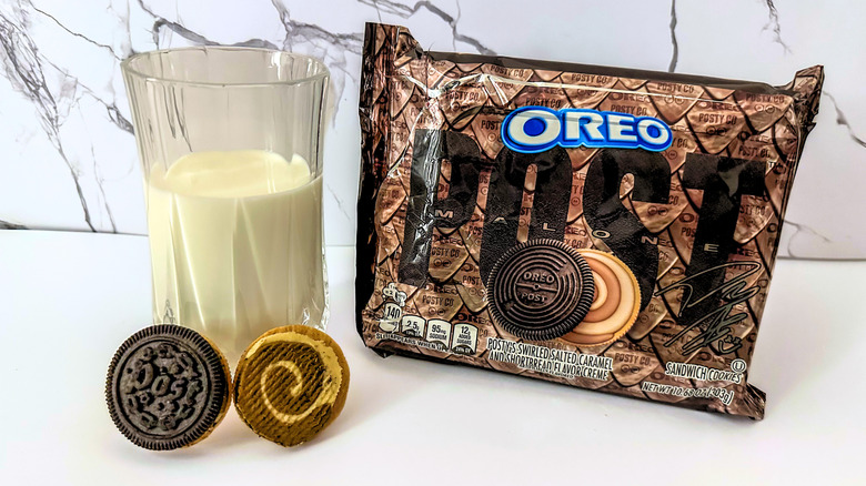 Post Malone Oreos with a glass of milk