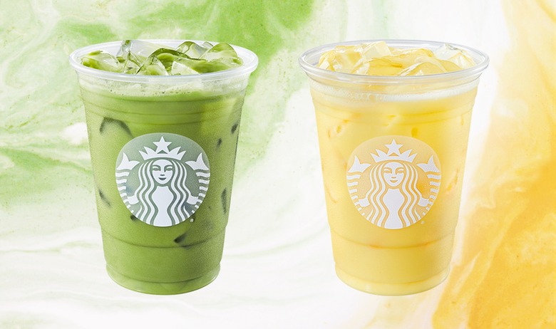 starbucks matcha pineapple spring drink