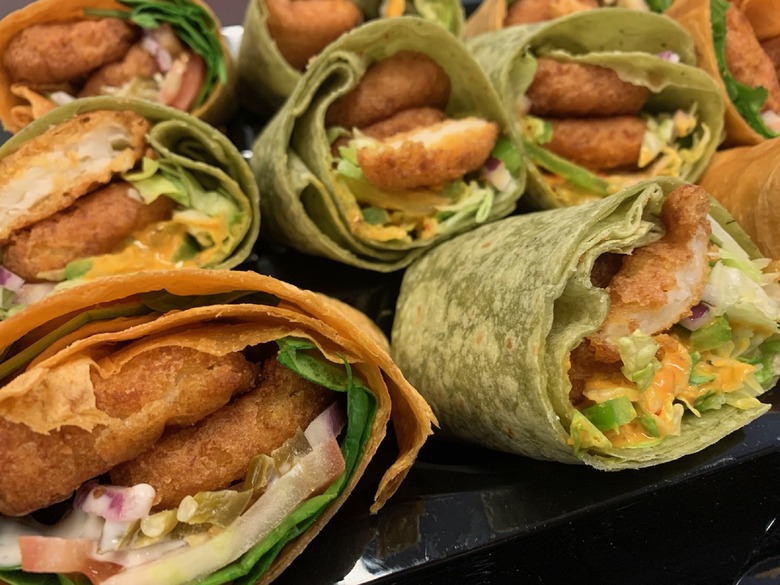 subway cauliflower wraps