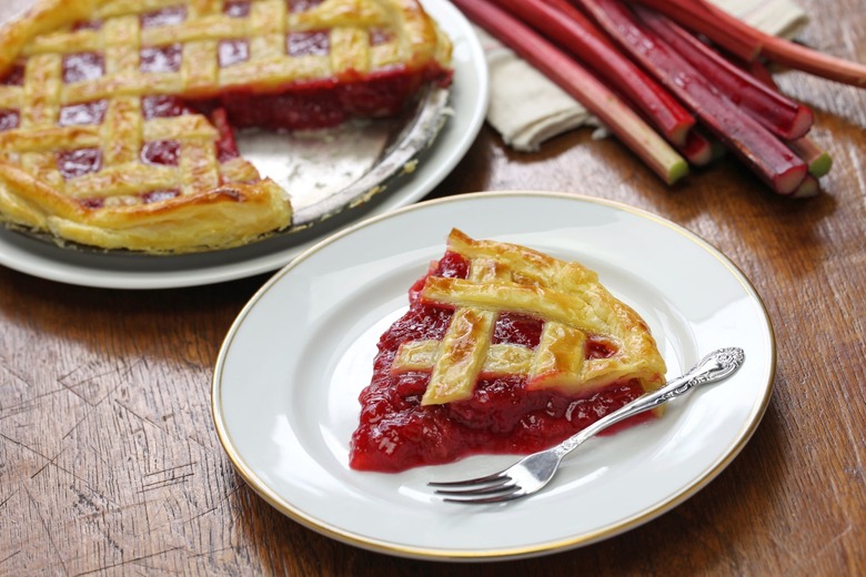 rhubarb lattice pie recipe