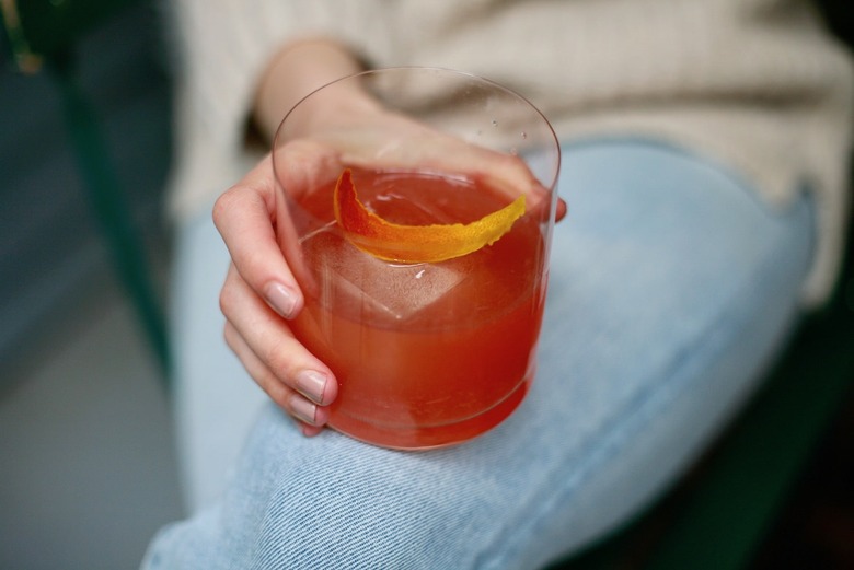 Rhubarb Whiskey Sour