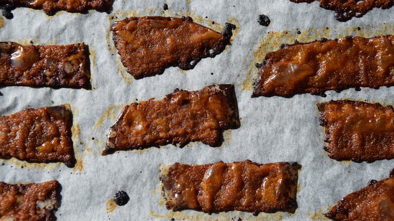 Rice paper bacon
