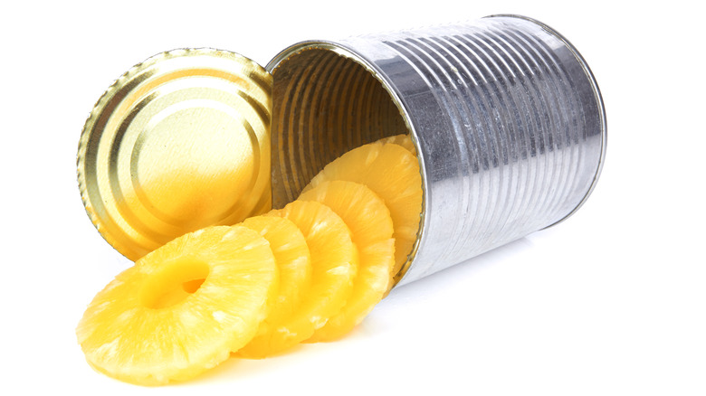 Pineapple in a can