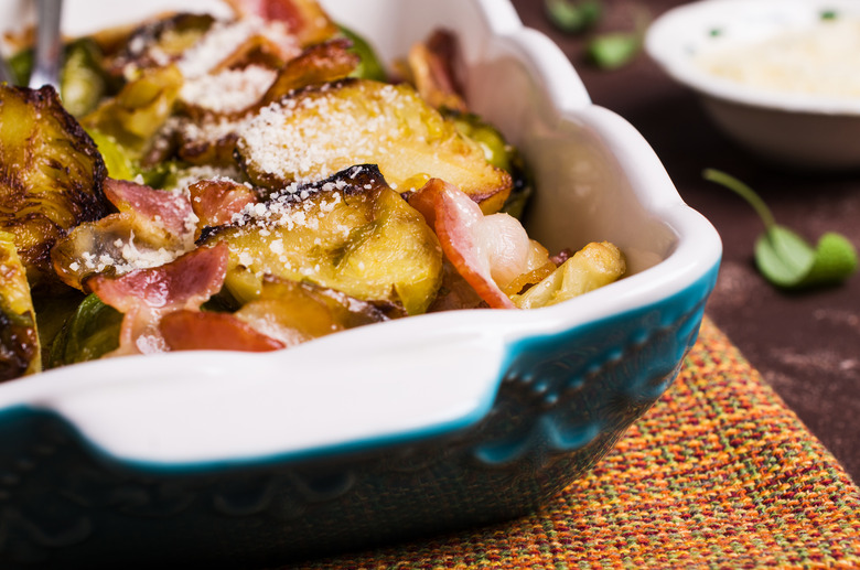 Roasted Brussel Sprouts Bacon
