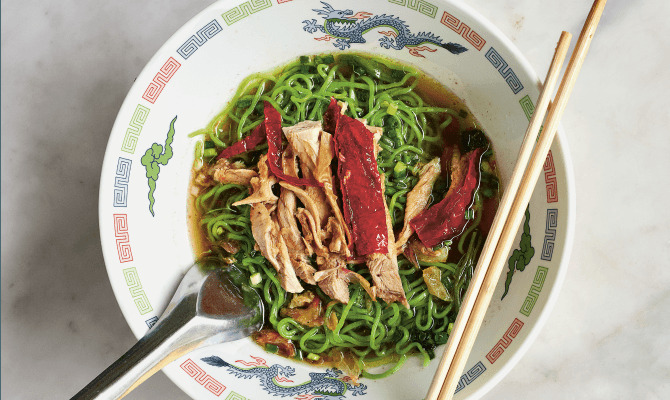 Roasted Duck Noodle Soup
