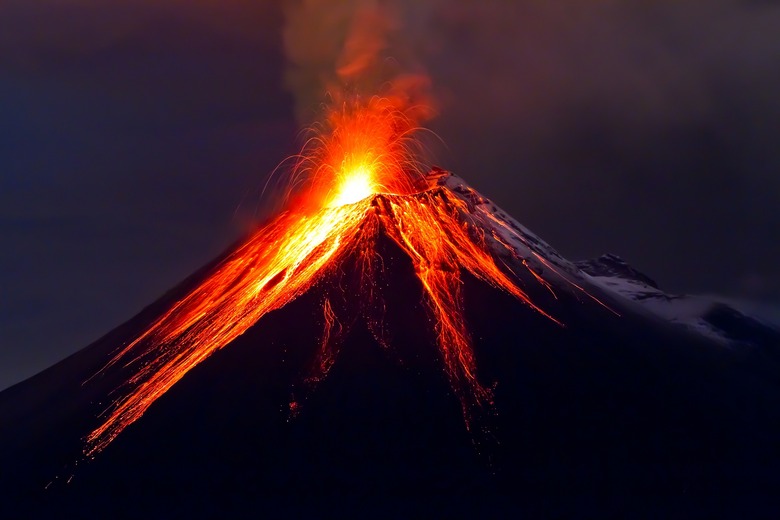 volcano marshmallows