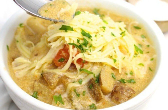 Cheddar Potato Soup