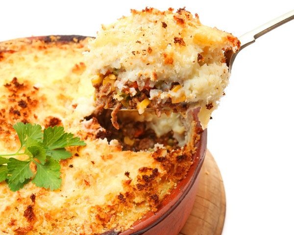 Samuel Adams Irish Red Shepherd's Pie with Shamrock Potatoes