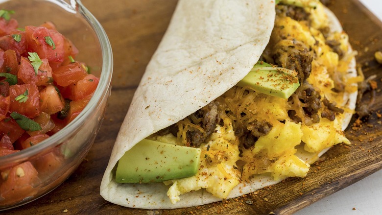 Sausage and Egg Tacos