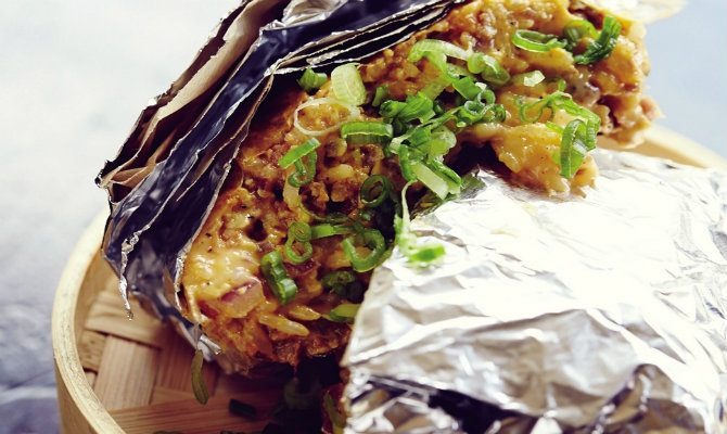 Sausage, Egg and Cheese Fried Rice
