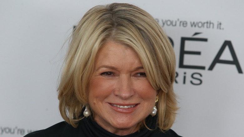 Martha Stewart smiling